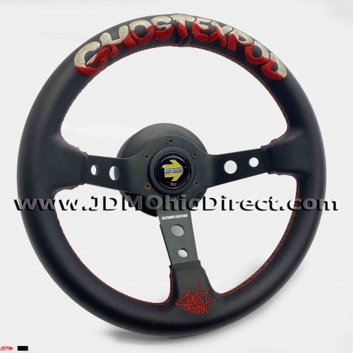 JDM Ghost Expod ​​GE Leather Steering Wheel with EK9 Hub